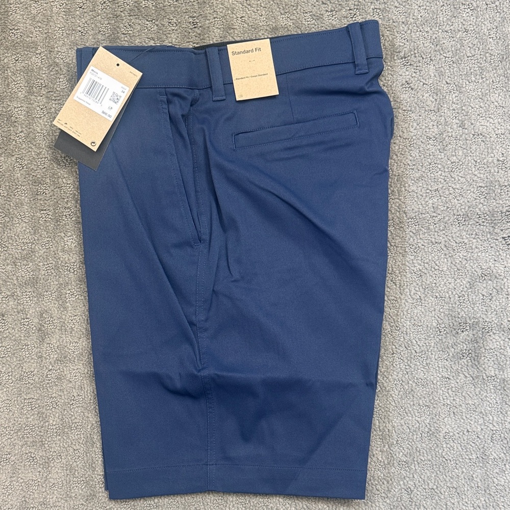 Nike Men's Navy Flat Front Shorts